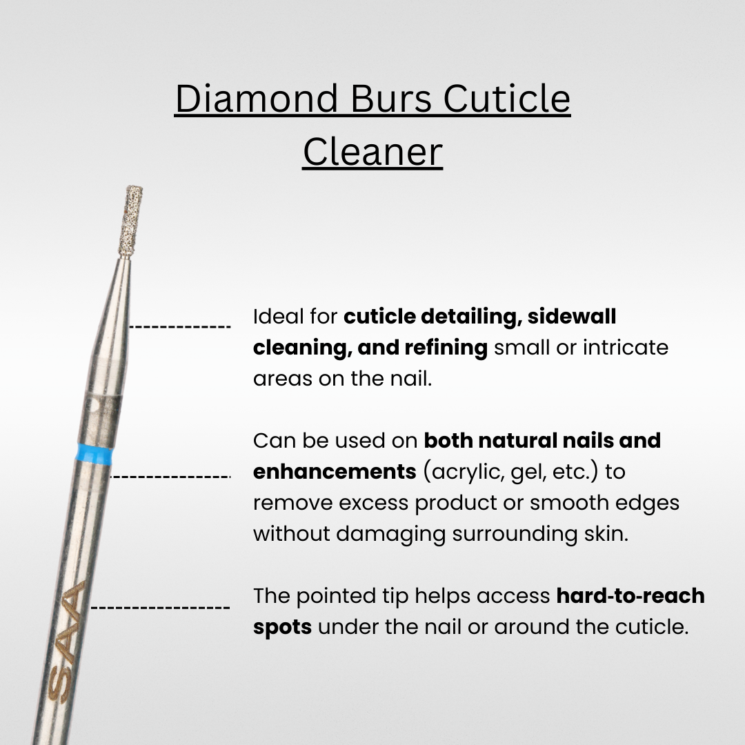 Diamond Burs Cuticle Cleaner - Medium