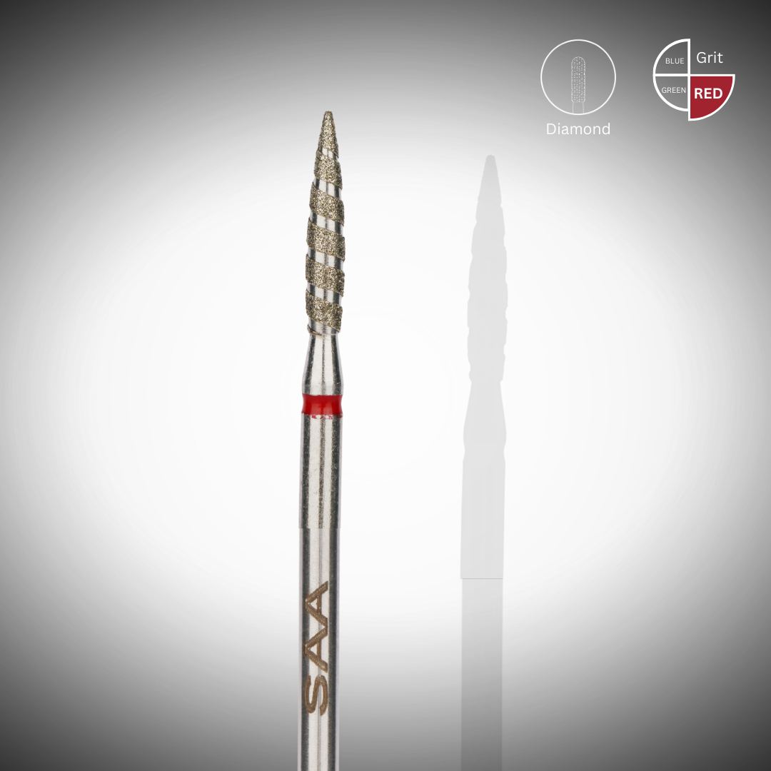 Diamond Burs Pointed Cuticle Lifter - Fine