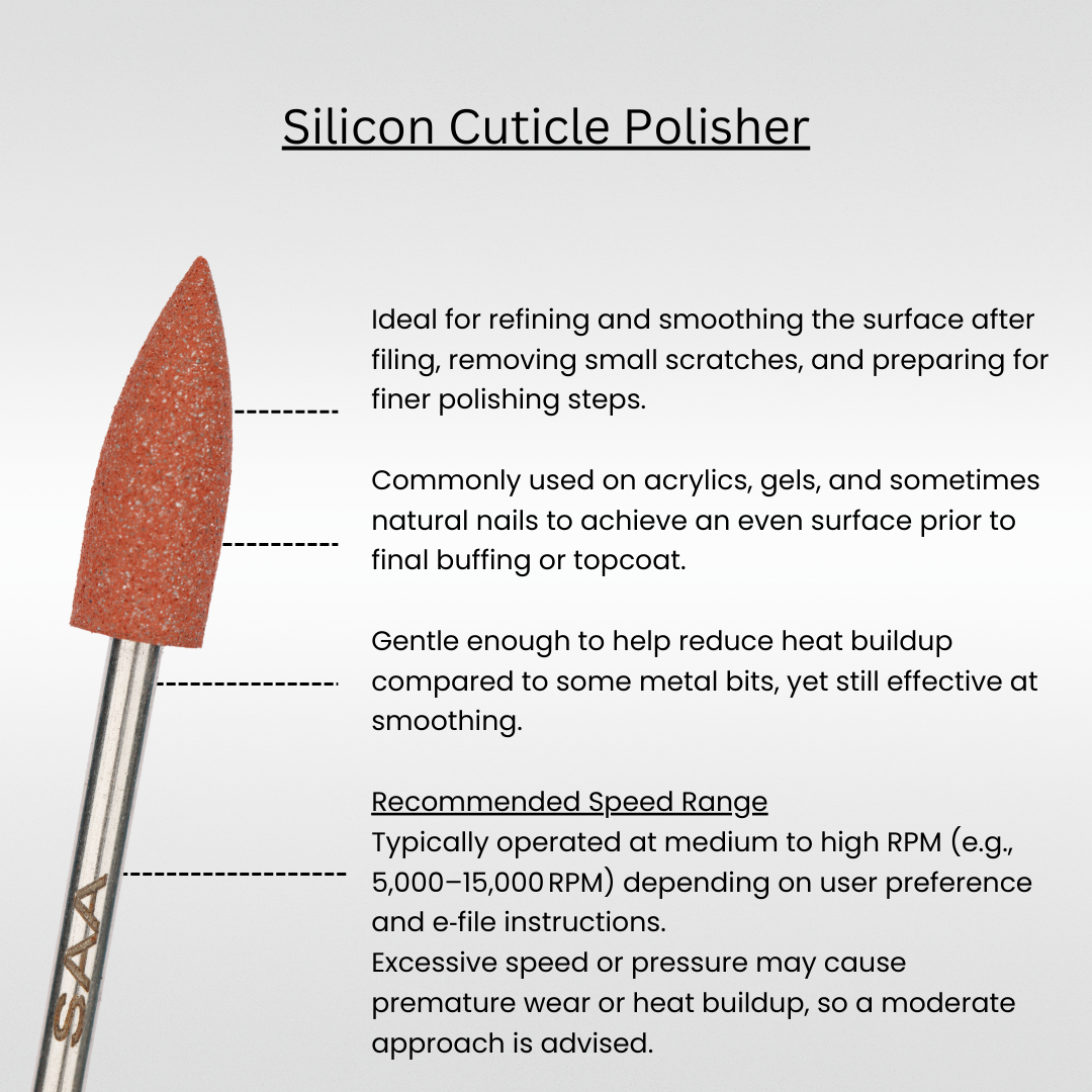 Silicone Cuticle Polisher