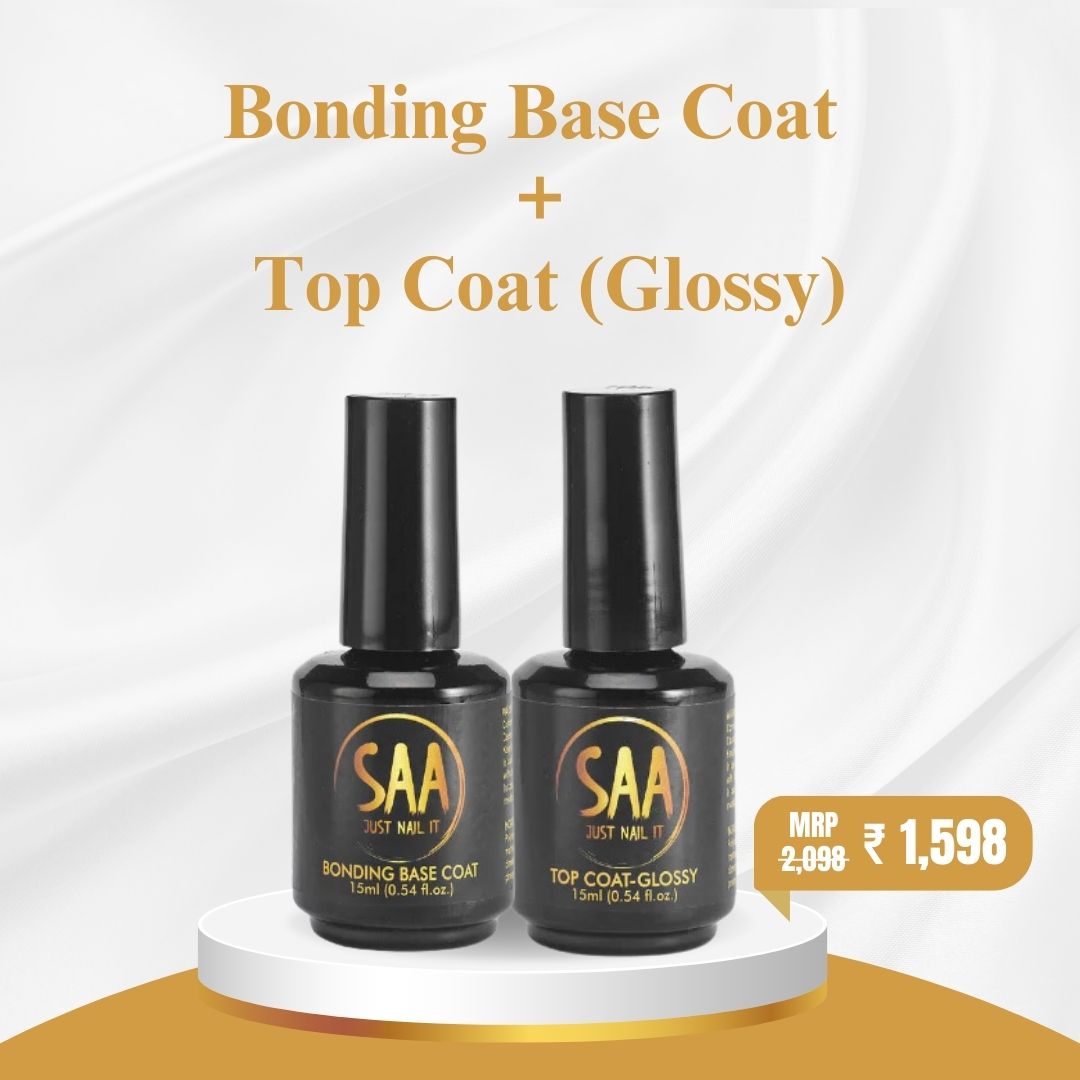 Bonding Base Coat  +  Top Coat (Glossy)