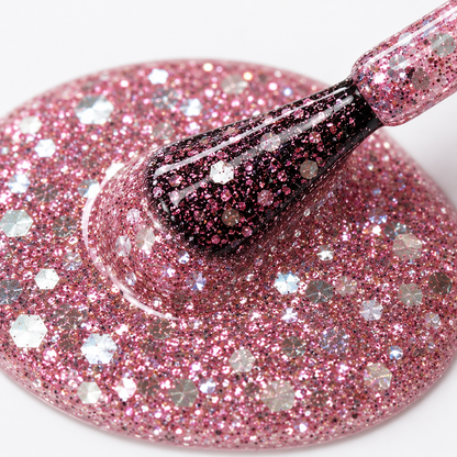 Chunky Silver Pink
