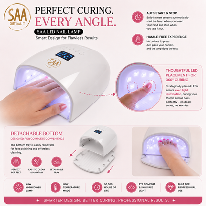 UV LED Cordless Nail Lamp 48w  Rechargeable#S10