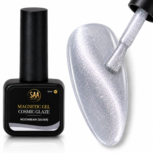 Magnetic Gel #01 - Cosmic Glaze - Moonbeam -  Silver
